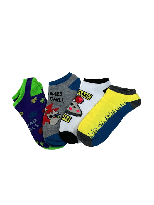 Set calcetines gamer - 2 pares caña alta: Such a Control Freak gris y I Hate Don't verde/azul