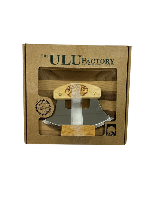 Set de cuchillo y tabla Ulu (ALASKA CUTLERY)