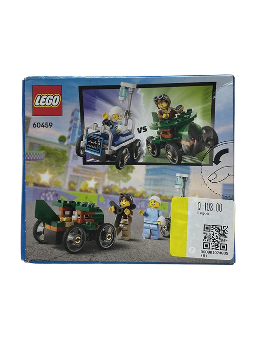 Avión contra cama de hospital (LEGO)