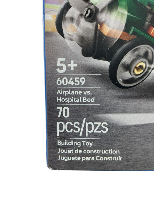 Avión contra cama de hospital (LEGO)