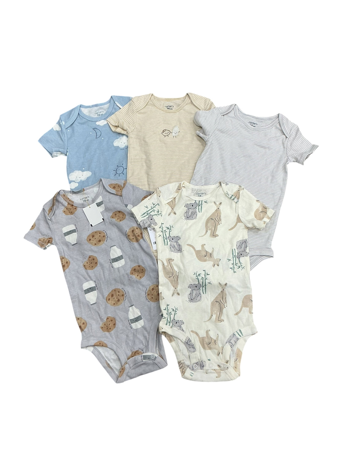 Set de bodys para bebé 18M (CARTER´S)