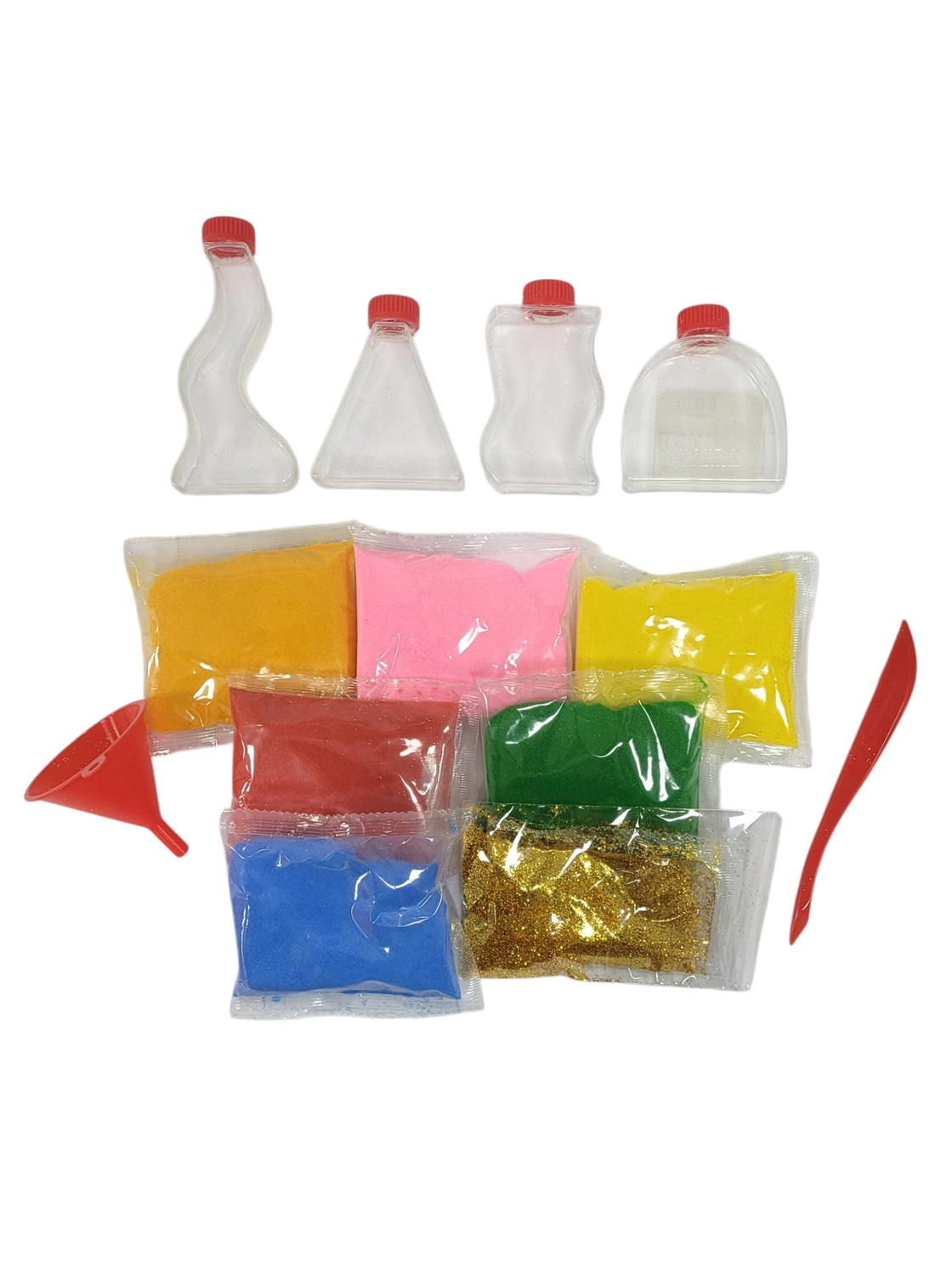 Kit de arte con arena de colores