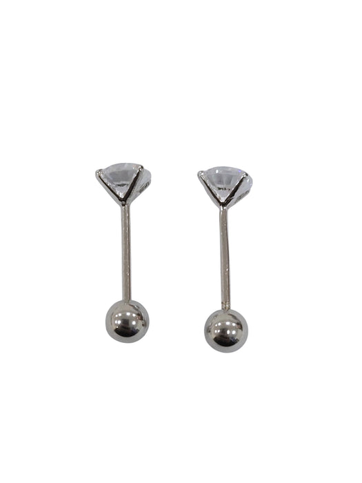 Set de collar, aretes y anillo de plata (925)