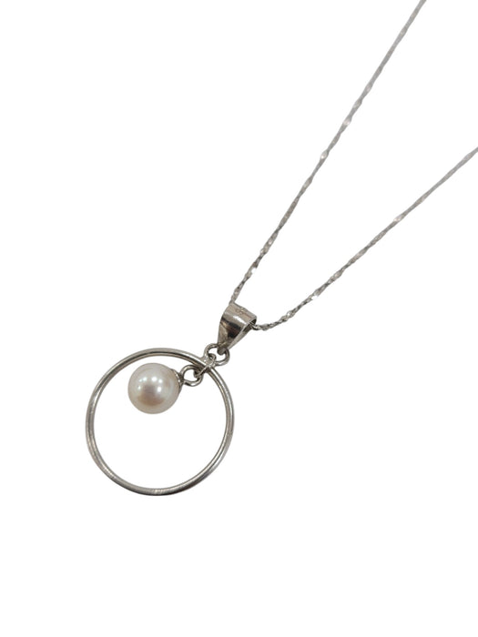 Set de collar, aretes y anillo de plata (925)