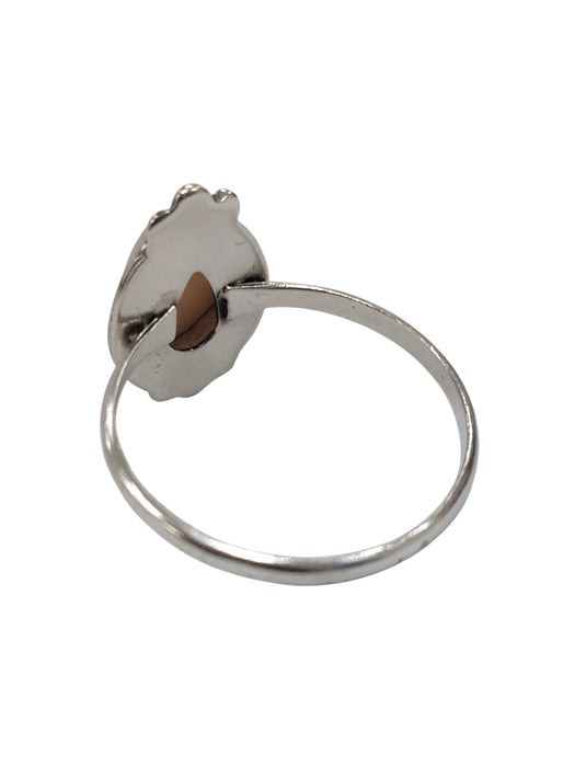 Set de collar, aretes y anillo de plata (925)