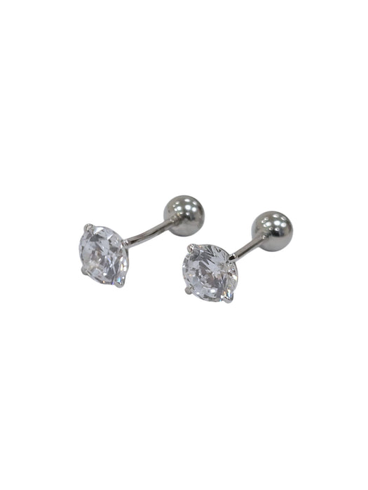 Set de collar, aretes y anillo de plata (925)