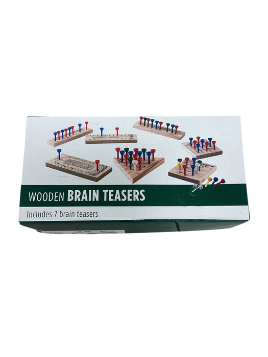 Set de juegos de ingenio de madera
