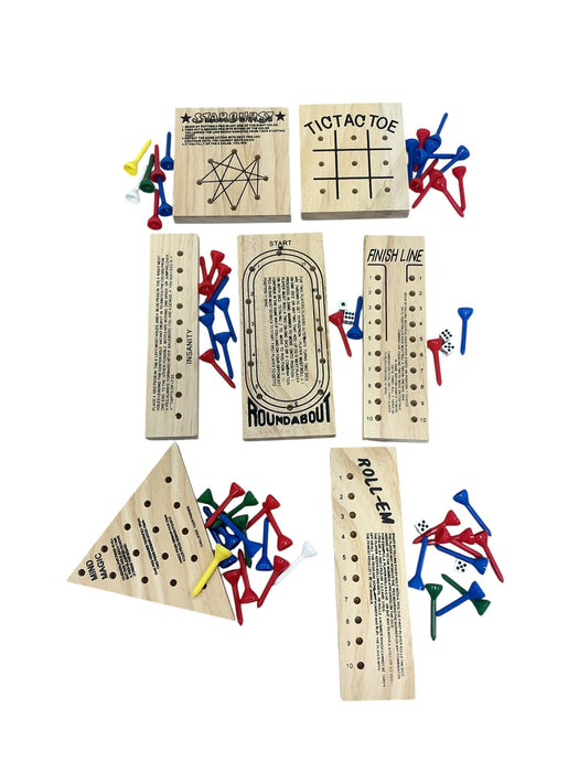 Set de juegos de ingenio de madera