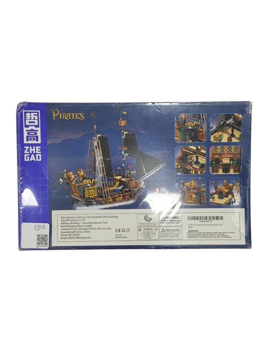 Barco pirata de bloques (ZHE GAO)