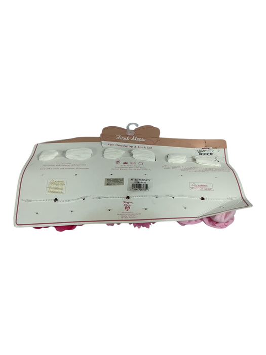 Set de diadema y calcetas para bebé