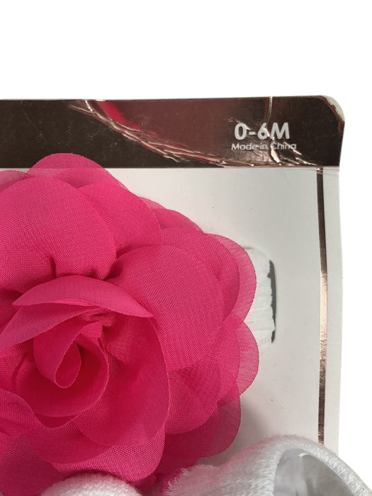 Set de diadema y calcetas para bebé