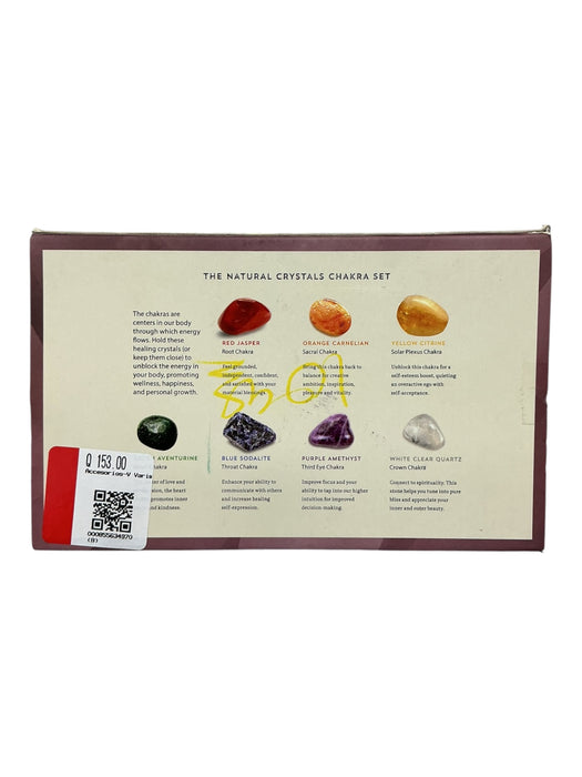 Set de Cristales Naturales para los Chakras (WOOLZIES)