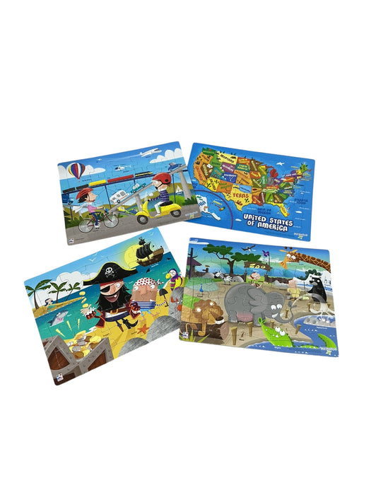 Rompecabezas Set x4 (PLAY MONSTER)