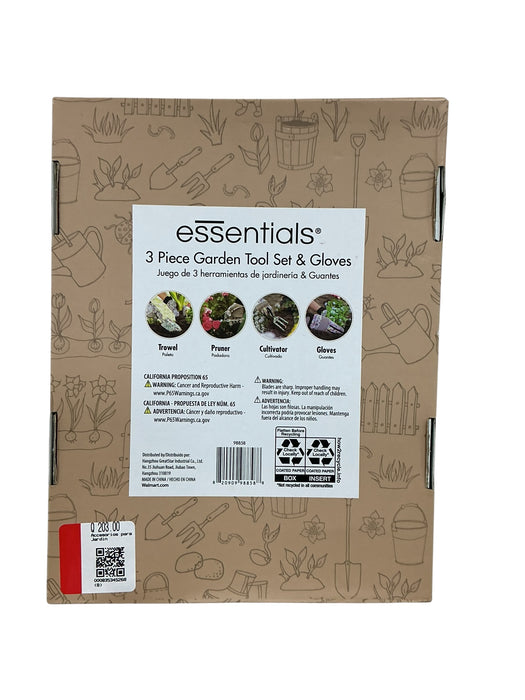 Set de herramientas para jardinería (ESSENTIALS)