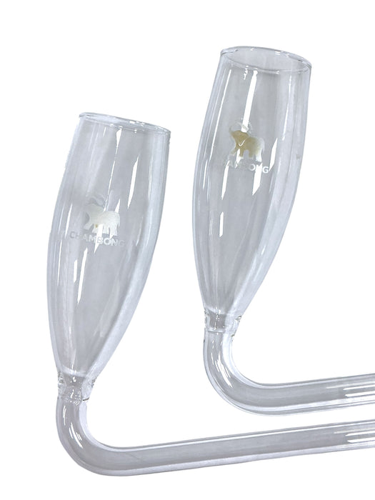 Duo de vasos para champagne (CHAMBONG)