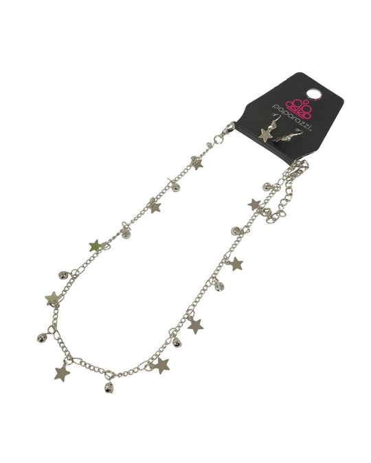 Collar y aretes de fantasía (PAPARAZZI)