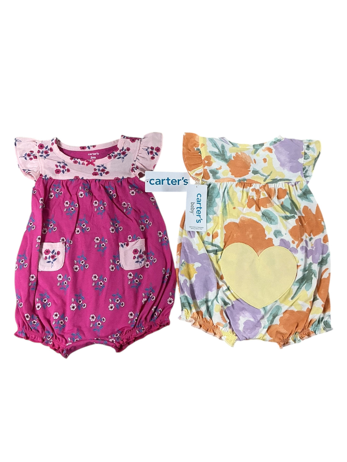 Dúo de enterizos para bebé 3M (CARTER'S)