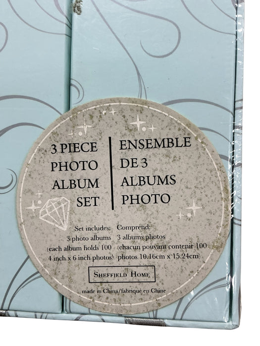 Set de 3 álbumes para fotos (SHEFFIELD HOME)
