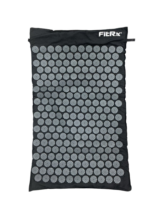 Set FitRx acupresión - colchoneta negra con puntas de acupresión vista completa