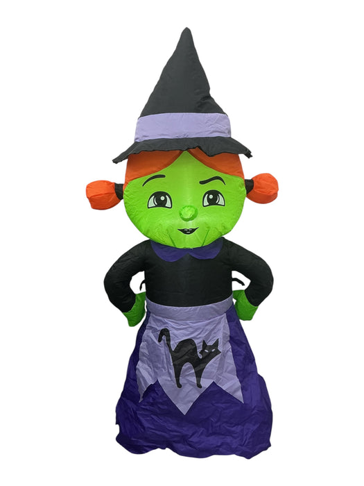 Bruja inflable con luz LED (HOME ACCENTS HOLIDAY)