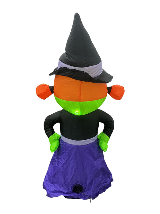 Bruja inflable con luz LED (HOME ACCENTS HOLIDAY)