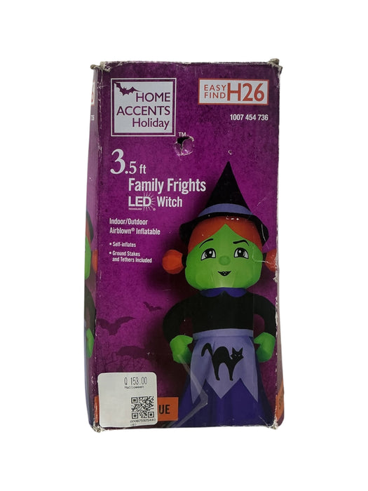 Bruja inflable con luz LED (HOME ACCENTS HOLIDAY)