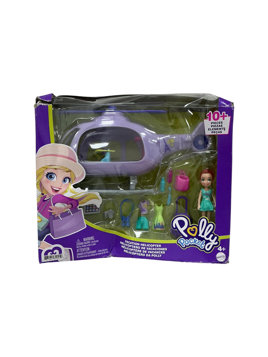 Helicóptero Polly Pocket (MATTEL)