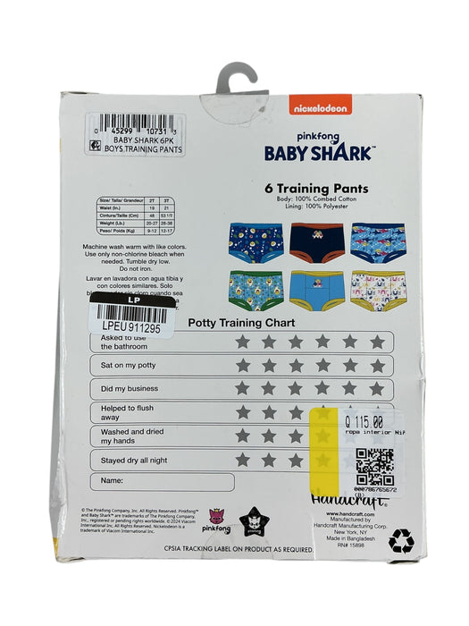 Set de ropa interior de niñ@ (BABY SHARK)