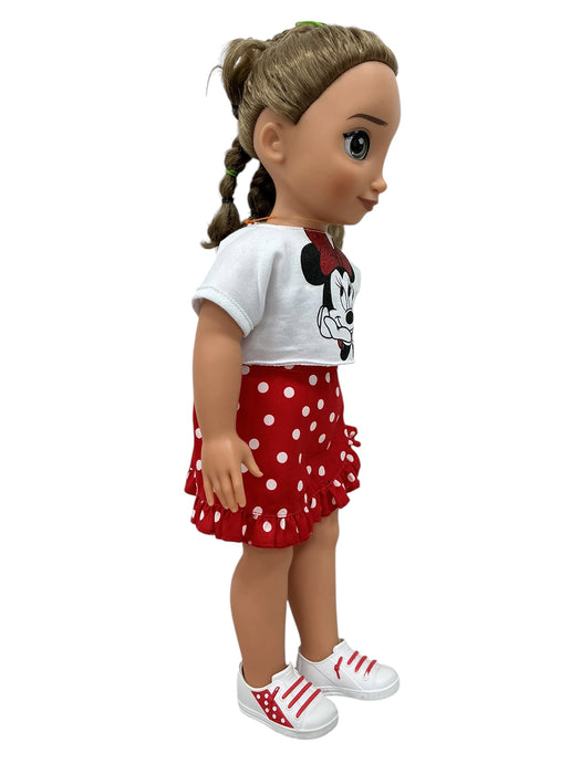 Muñeca con outfit Minnie Mouse (DISNEY)