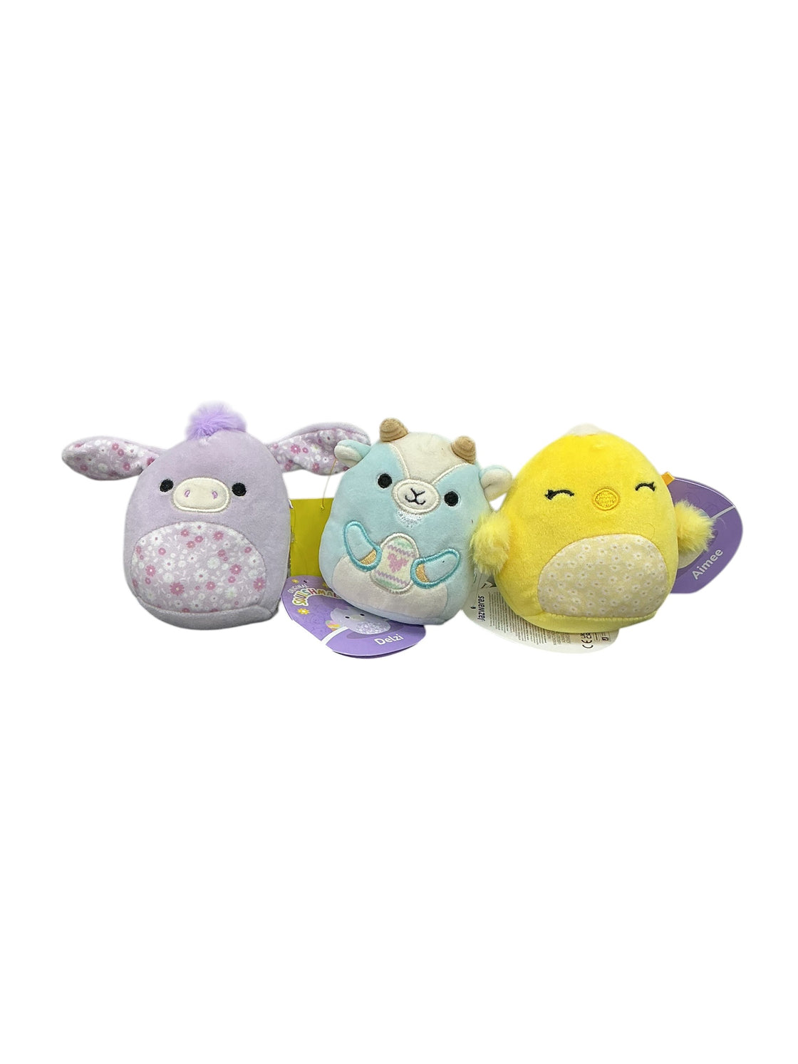 Delzi, aimee y Domingo (SQUISHMALLOWS)