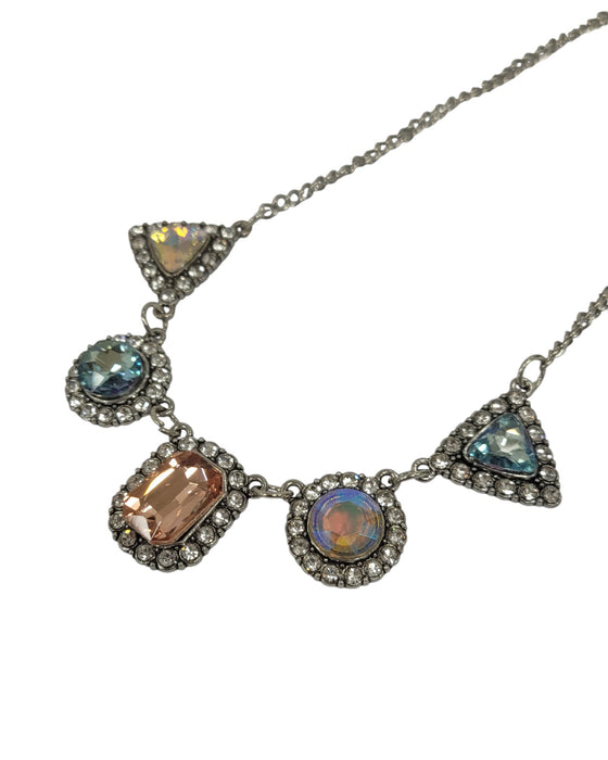 Collar y aretes de fantasía (PAPARAZZI)