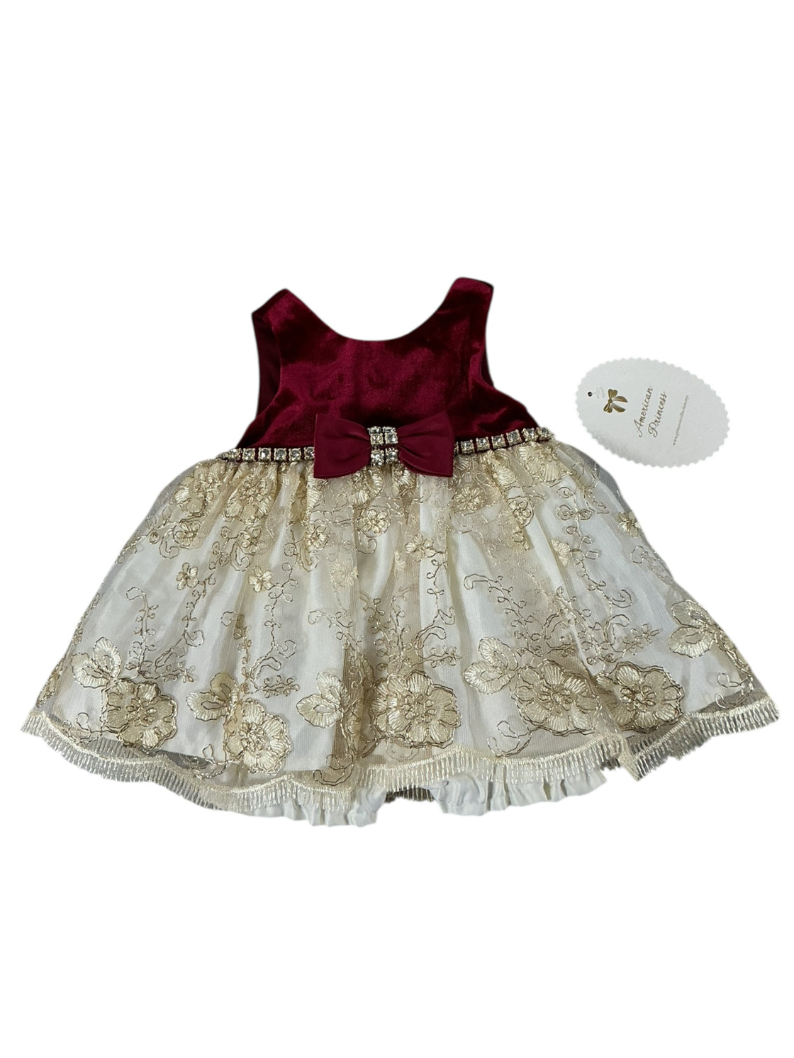 Vestido para bebé 3M (AMERICAN PRINCESS)