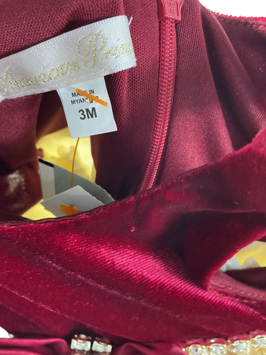 Vestido para bebé 3M (AMERICAN PRINCESS)