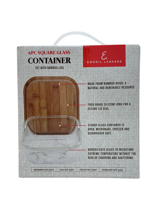 Set de recipientes de vidrio (EMERIL LAGASSE)