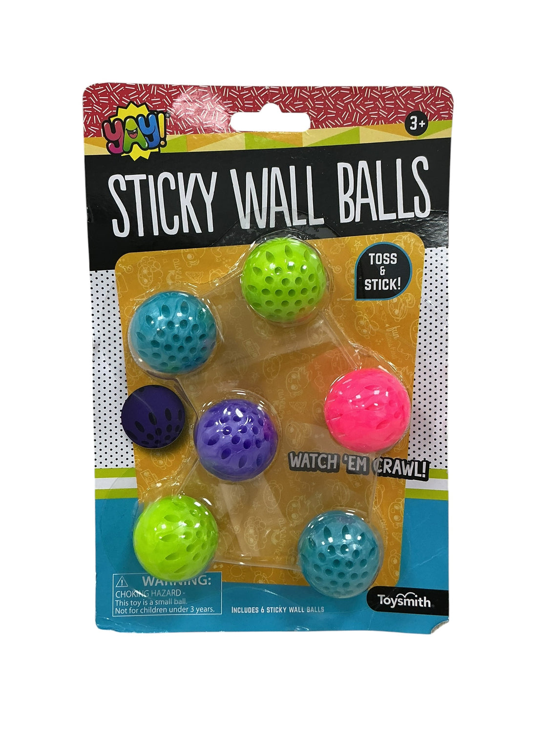 Set de Pelotas pegajosas (TOYSMITH)