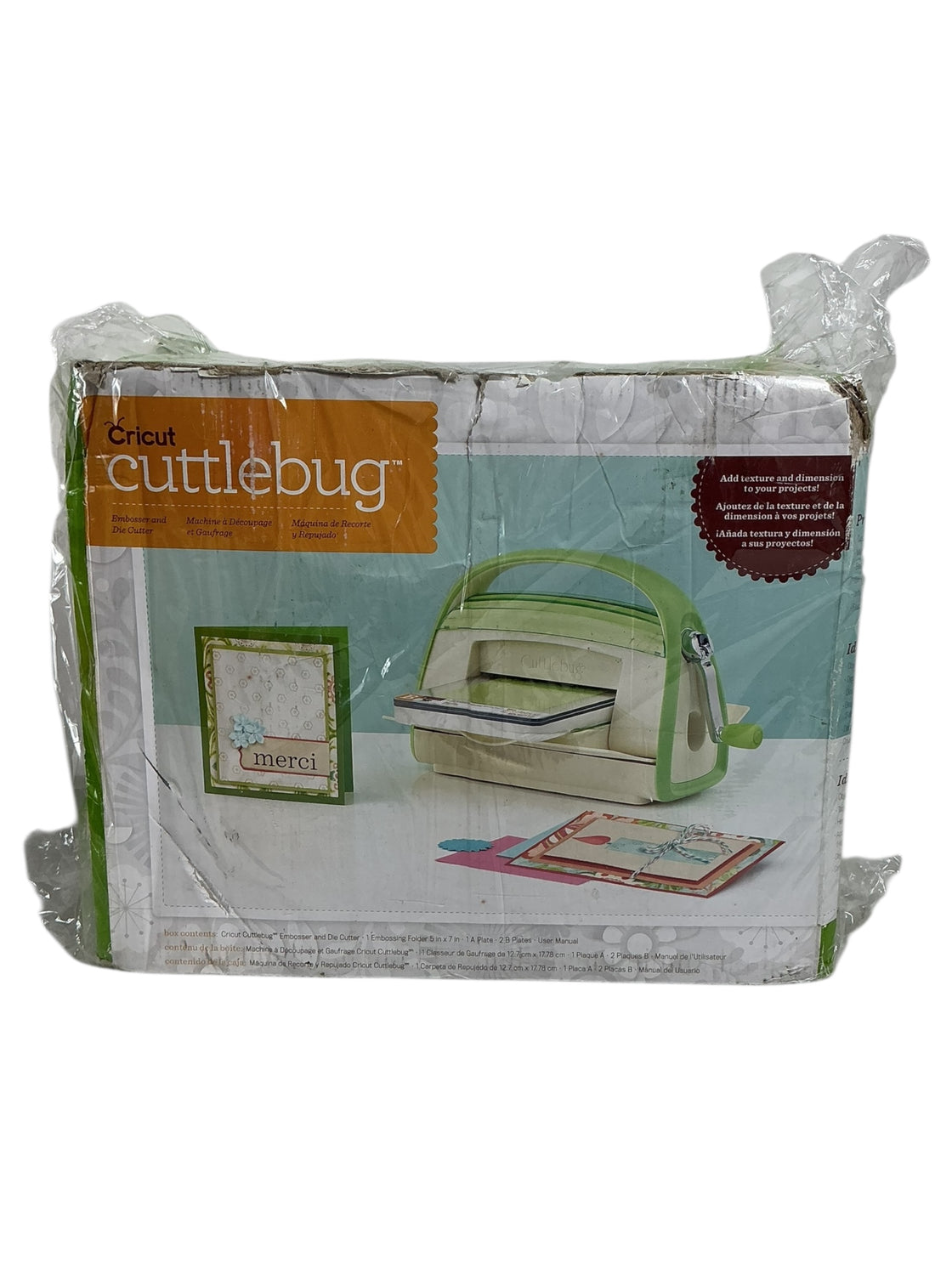 Maquina de troquelado y repujado (CRICUT CUTTLEBUG)