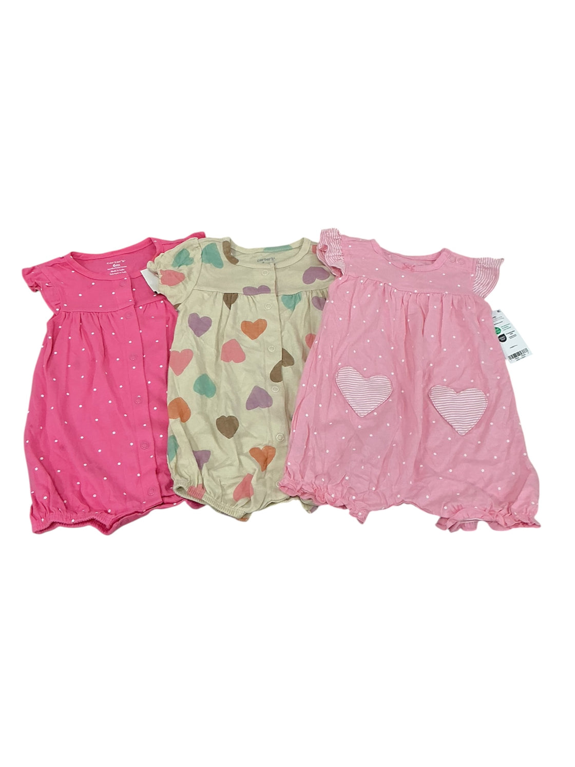 Set de enterizos para niña 6M (CARTER'S)