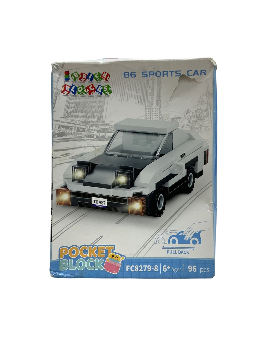 Auto deportivo de bloques (BRICK BLOCKS)