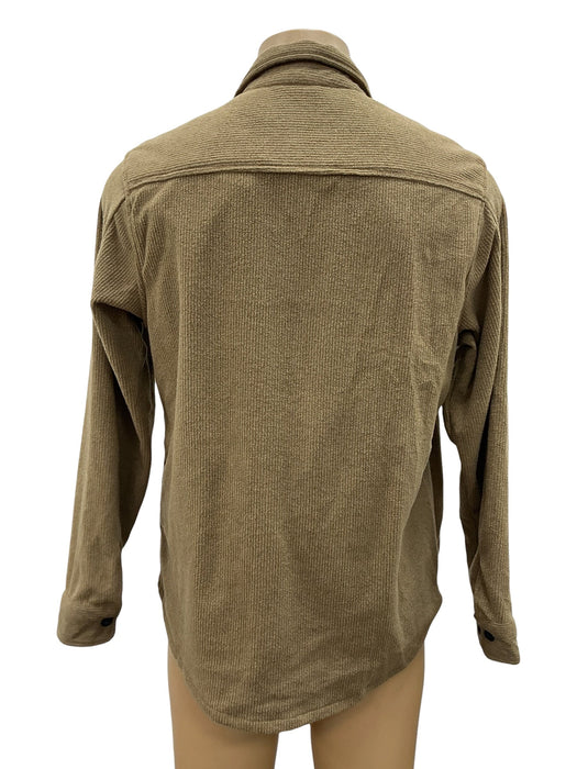 Camisa Coleman beige waffle - vista trasera