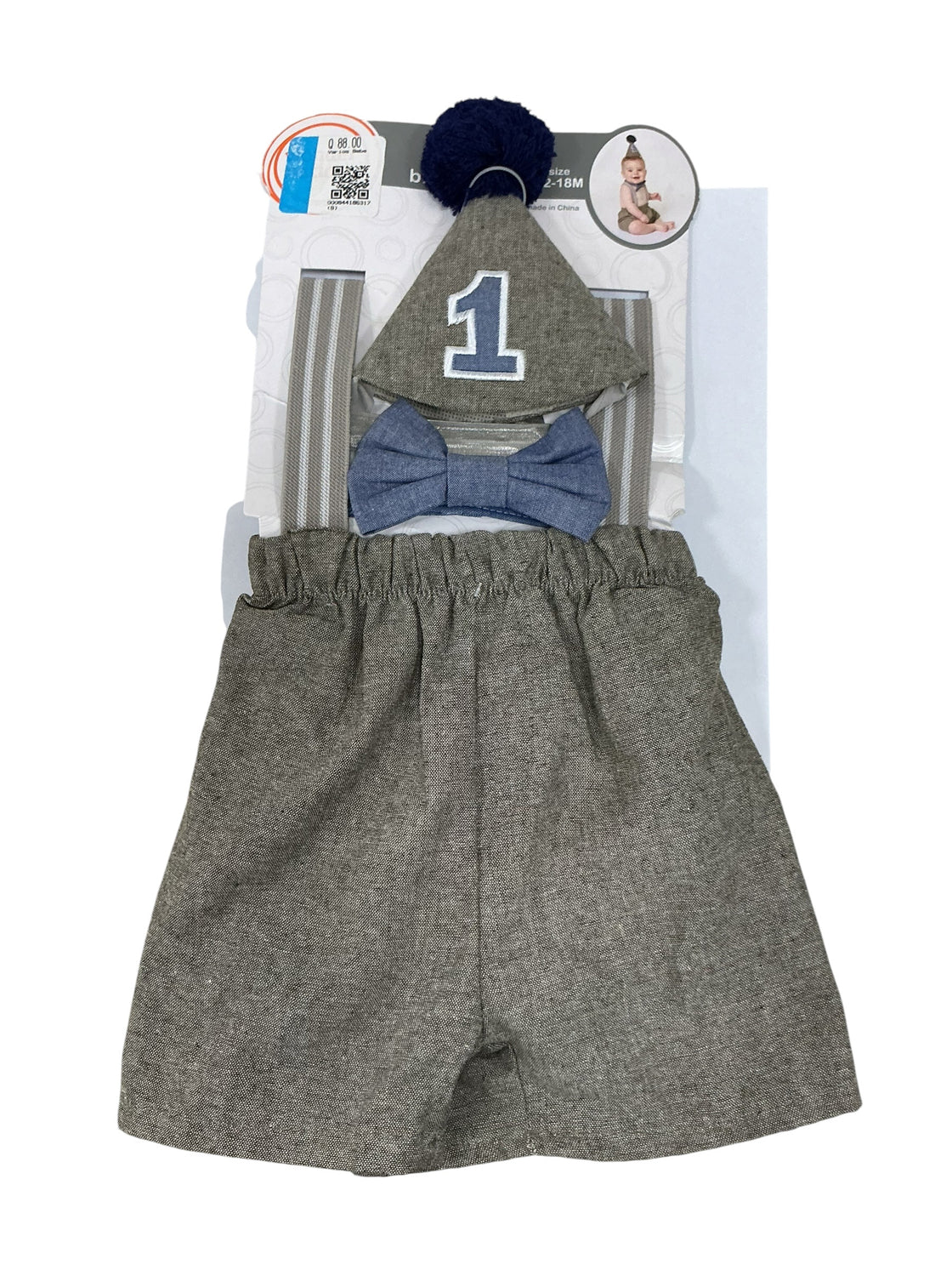Set de cumpleaños para bebé 12-18M (WONDER NATION)