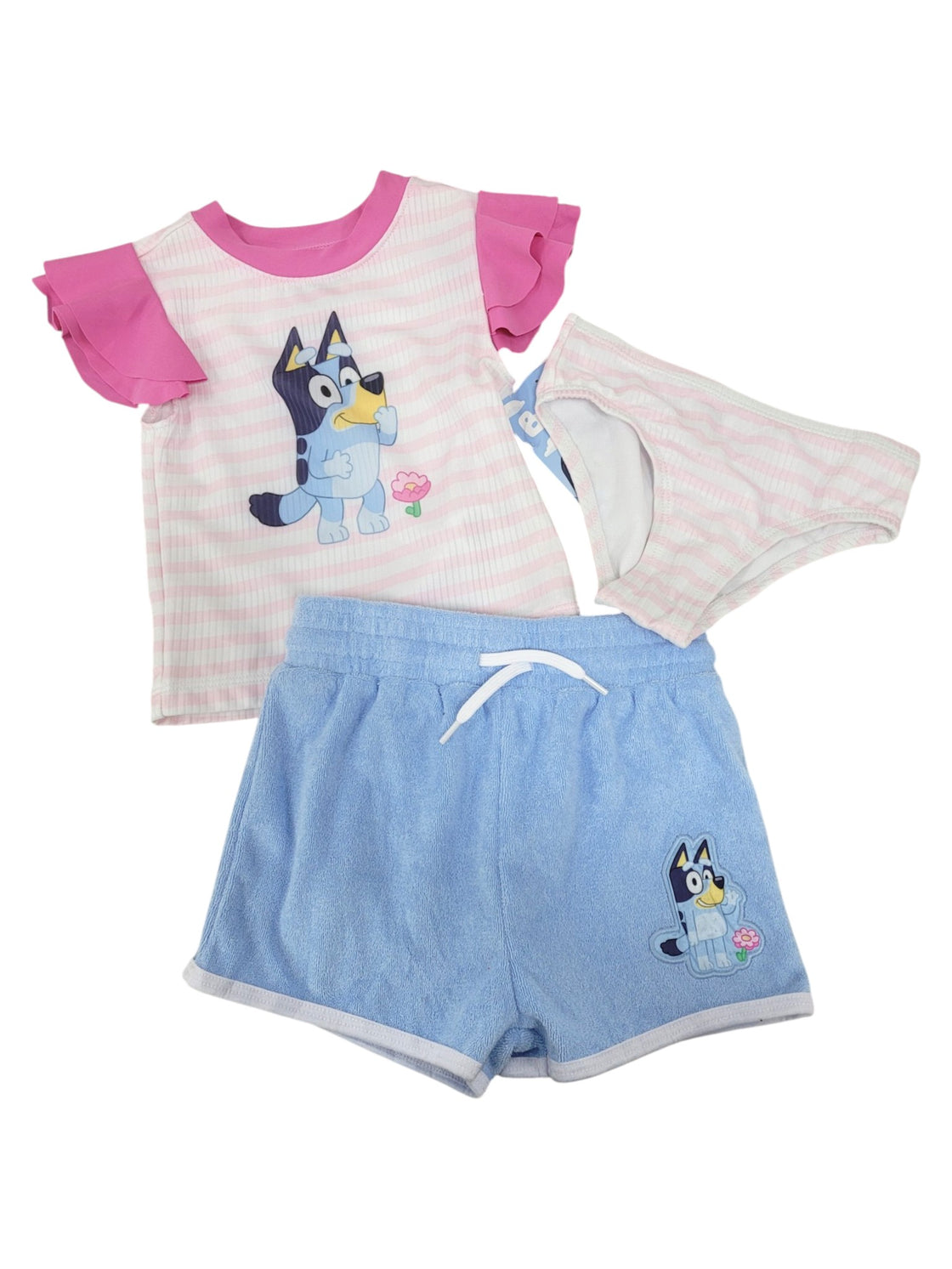 Traje de baño para niña 2T (BLUEY)