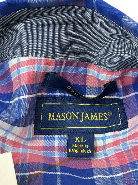 Etiqueta Mason James - Talla XL, Made in Bangladesh