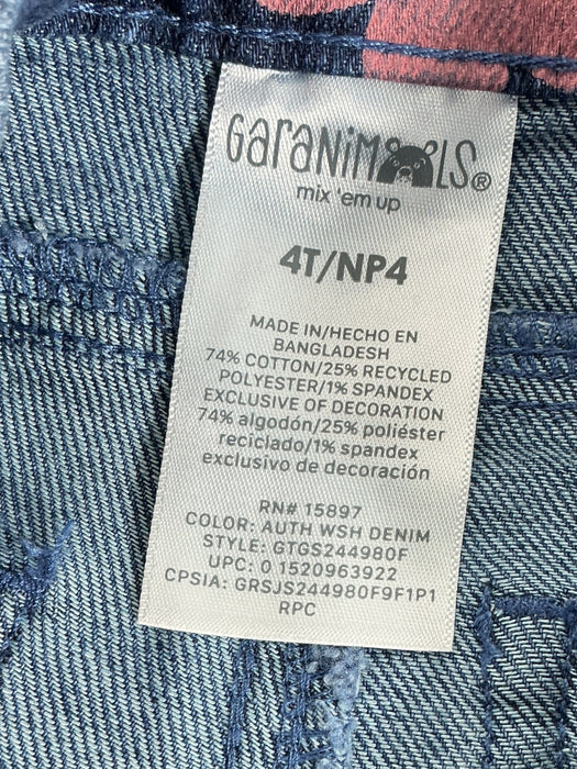 Dúo de pantaloneta para niñ@ 4T (GARANIMALS)