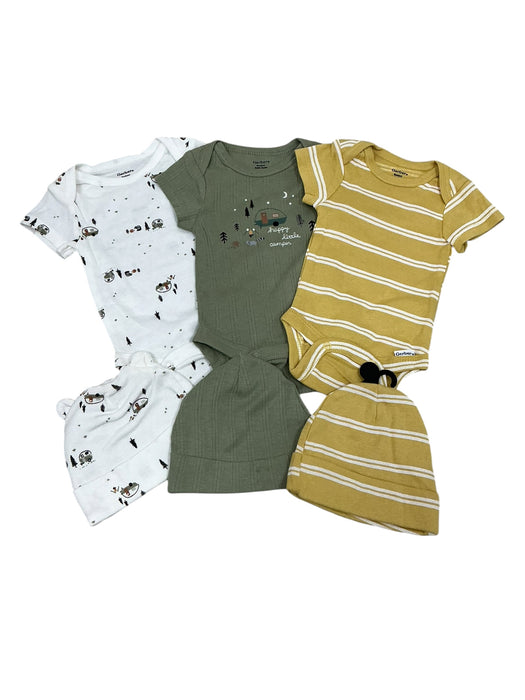 Set de bodys y gorros para bebé 0M (GERBER)