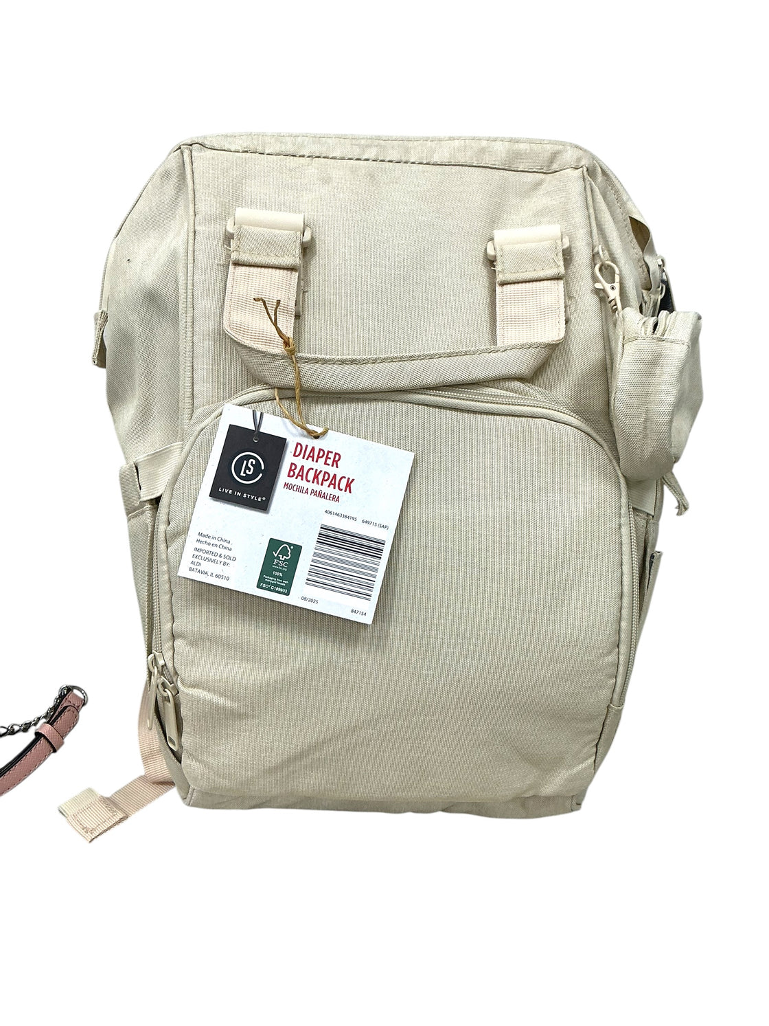 Mochila Pañalera  (LIVE IN STYLE)