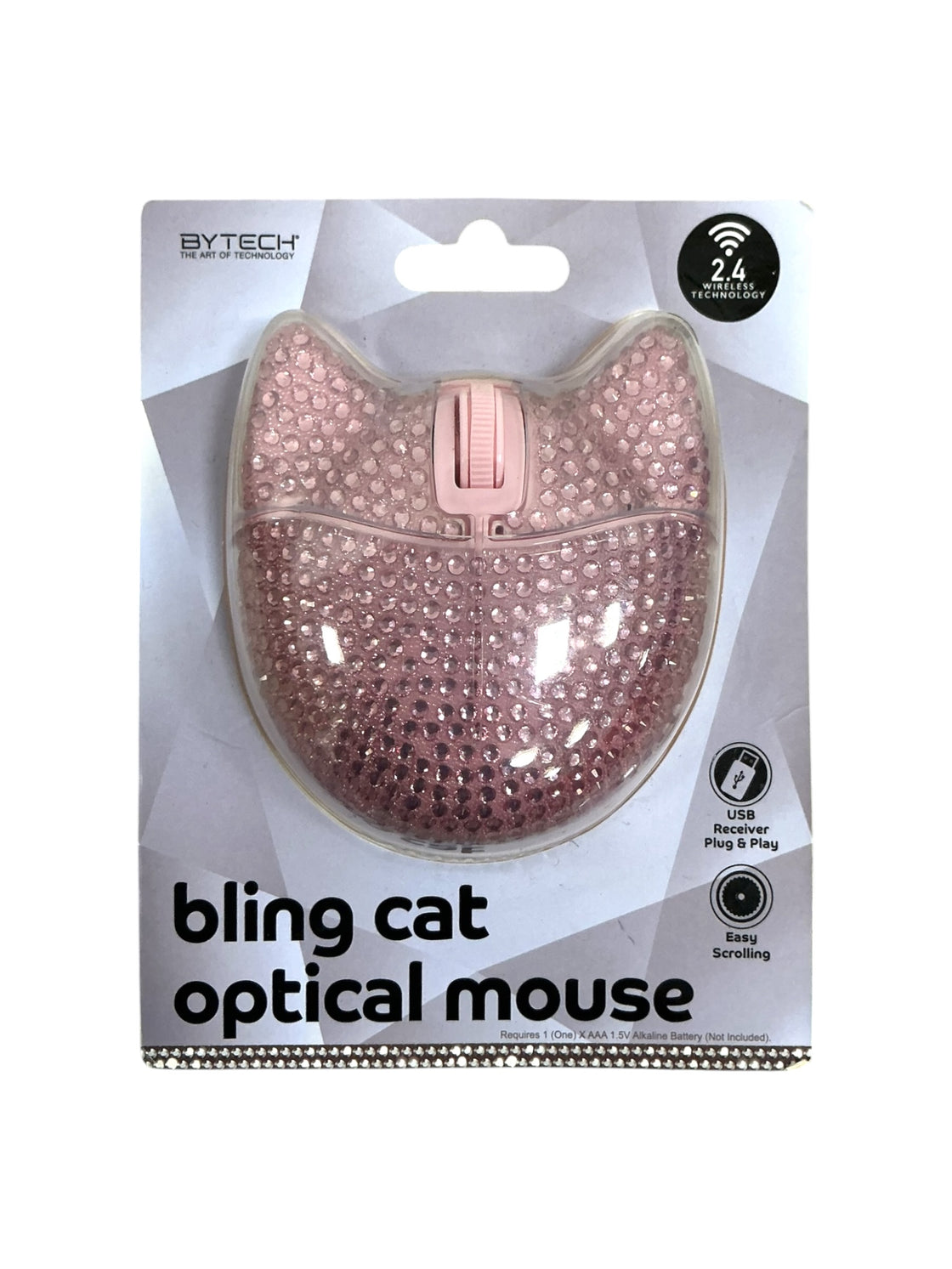 Mouse óptico inalámbrico  (BYTECH)