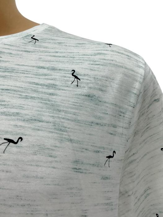Playera XL (DENIM & FLOWER)