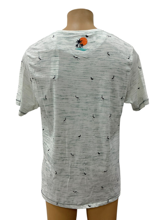 Playera XL (DENIM & FLOWER)