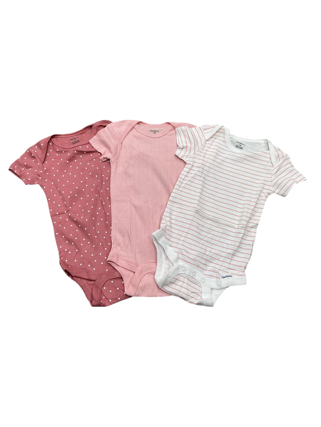 Set de Bodies para niña 3/6M (GERBER)