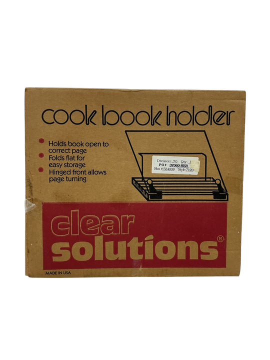 Soporte para libros de cocina (CLEAR SOLUTIONS)